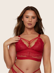 Brooke Bralette : Rojo frambuesa