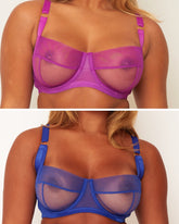 Raya Bra Bundle : Purple & Cobalt