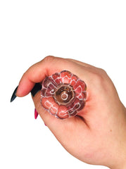 3 Stage Flower Power : Pink Glass