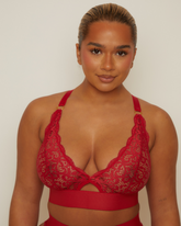 Julisa Bralette : Raspberry Red