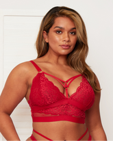 Brooke Bralette : Raspberry Red