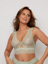 Bralette Ivy : Verde plateado