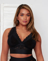 Francine Bralette : Midnight Black