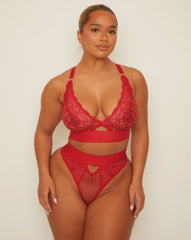 Julisa Bralette : Raspberry Red