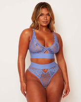 Julisa Bralette & Brief Set : Carolina Blue