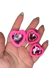 BP Loveheart Trio : Vibrant Pink