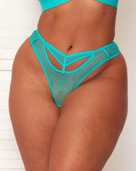 Paloma Bralette & Brief Set : Atlantis Green