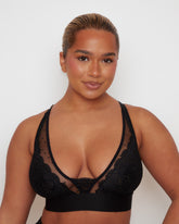 Riley bralette : Midnight Black