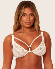 Artemis Plunge Bra : Ice White