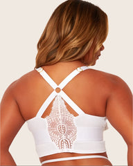 Aspen Bralette : Ice White