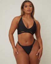 Blake Bralette & Brief Set : Jet Black