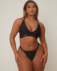 Blake Bralette & Brief Set : Jet Black