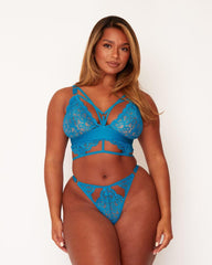 Brooklyn Bralette & Brief Set : Deep Water