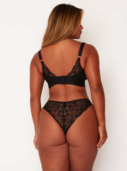Delaney Bra & Brief Set : Midnight Black