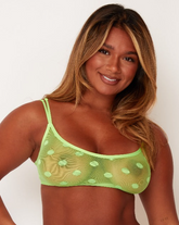 Drew Bralette : Apple Green