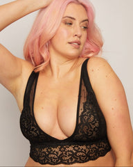 Eva Bralette : Midnight Black