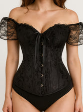 Frantic Romantic Corset : Onyx Black