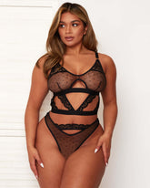 Shelby Bralette & Brief Set : Midnight Black