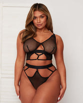 Sierra Bralette & Brief Set : Midnight Black