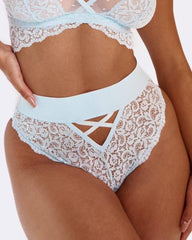 Clara eco friendly brief with peekaboo keyhole