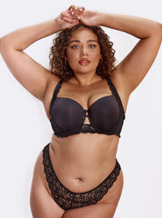 Capella midnight black sexy high waist brazilian