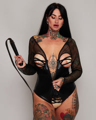 Lucky Break Bodysuit : Obsidian Black