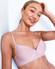 Frankie Bralette : Mauve Pink