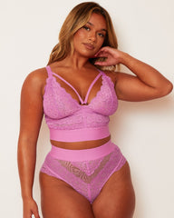 Gia Bralette : Pillow Purple