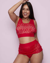 Gigi Bralette : Scarlet Red