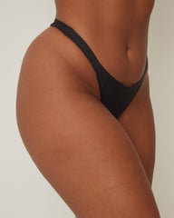 Harley Thong : Jet Black