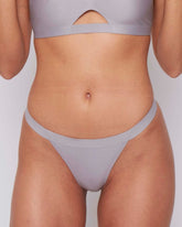 Harley Thong : Silver Grey