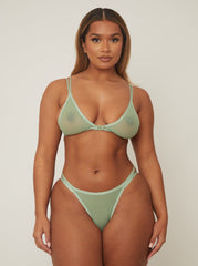 Bralette Indie : Verde Albahaca