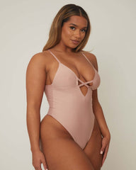 Perrie Bodysuit : Mauve Pink