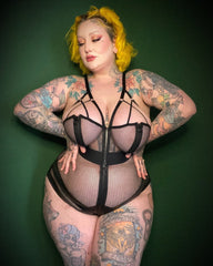 Ride Both Sides Bodysuit : Obsidian Black