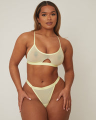 Sunnie Bralette : Lemon Yellow