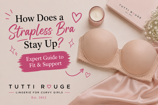 How Does a Strapless Bra Stay Up? Expert Guide to Fit & Support | Tutti Rouge