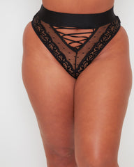Maya Bralette & Brief Set : Midnight Black