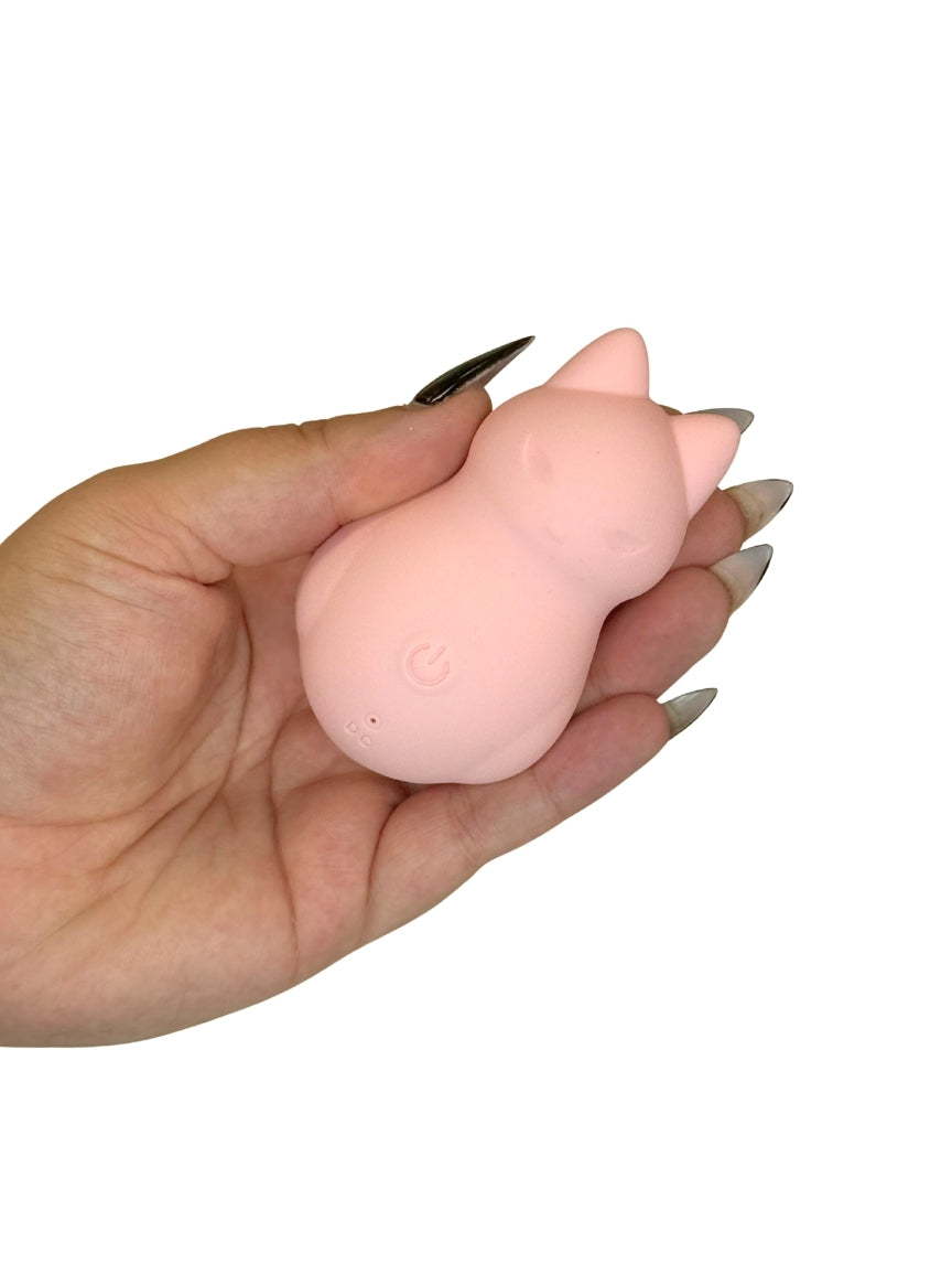 Soft Pink Discrete Cat shaped personal toy