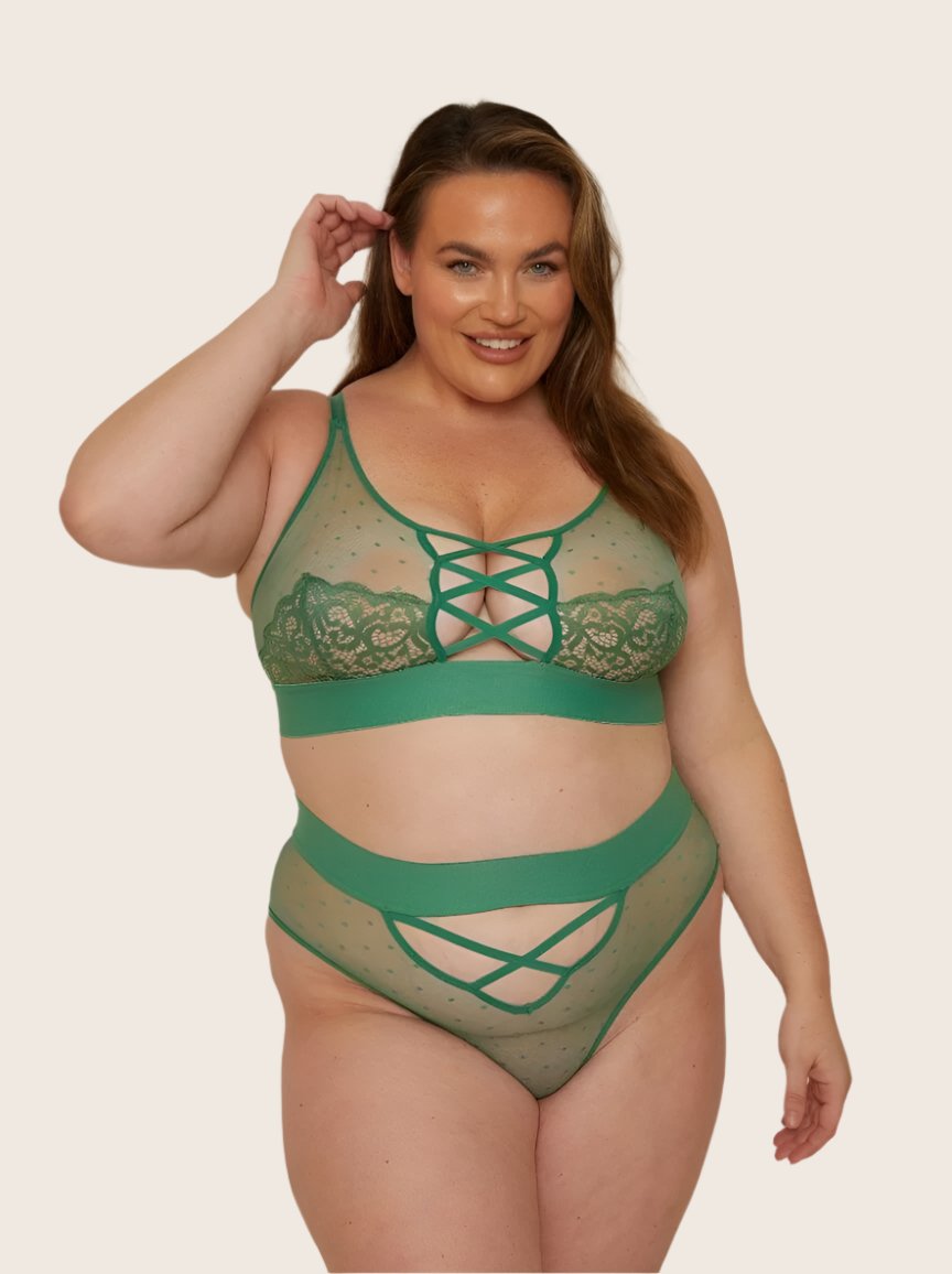 Abigail Bralette : Amazon Green