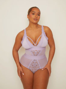 Alicia Bodysuit : Soft Lavender