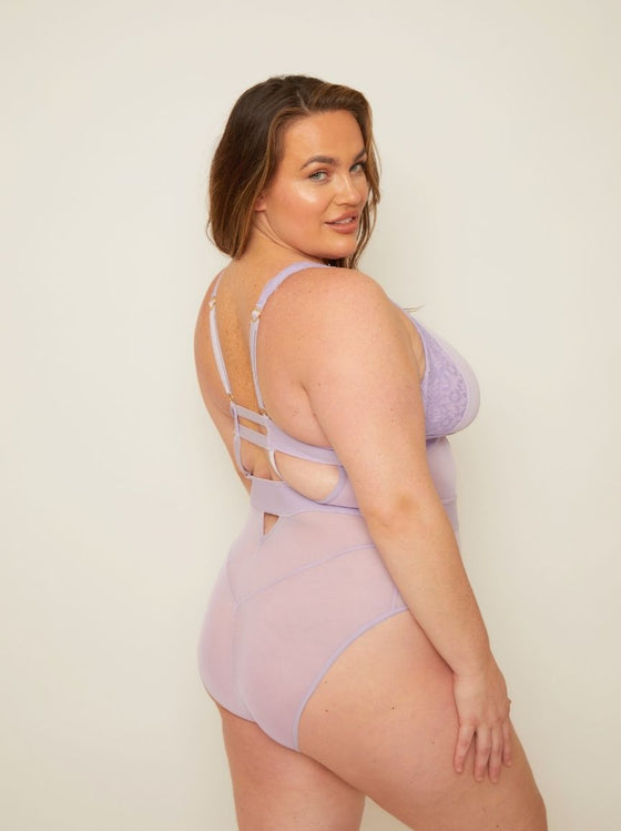 Alicia Bodysuit : Soft Lavender