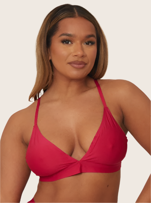 Bralettes Ally Duo : Negro y Cerise