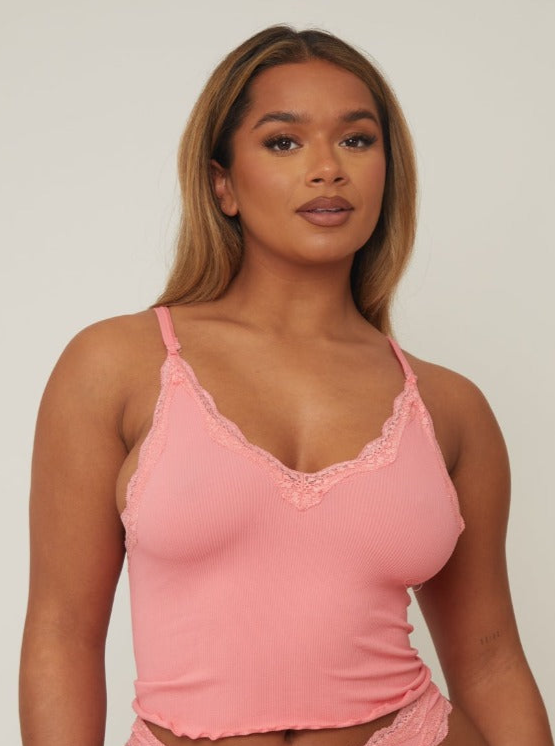 Blair Bralette : Rosa coral