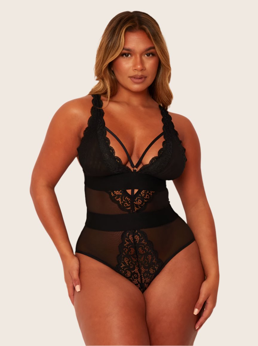 Alicia Bodysuit : Midnight Black