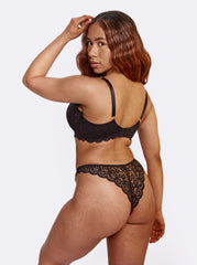 Capella midnight black stylish and comfortable brazilian in midnight black