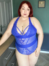 Alicia Bodysuit : Cobalt Blue