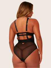 Alicia Bodysuit : Midnight Black