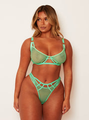 Aphrodite Bra : Apple Green