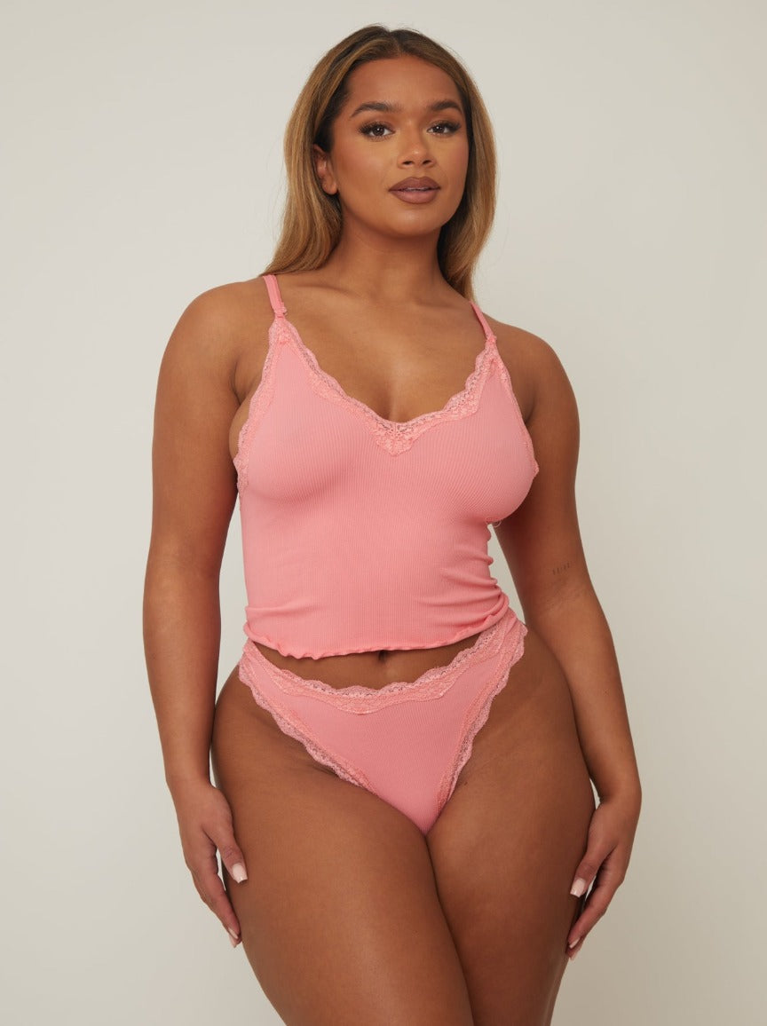 Blair Bralette : Rosa coral