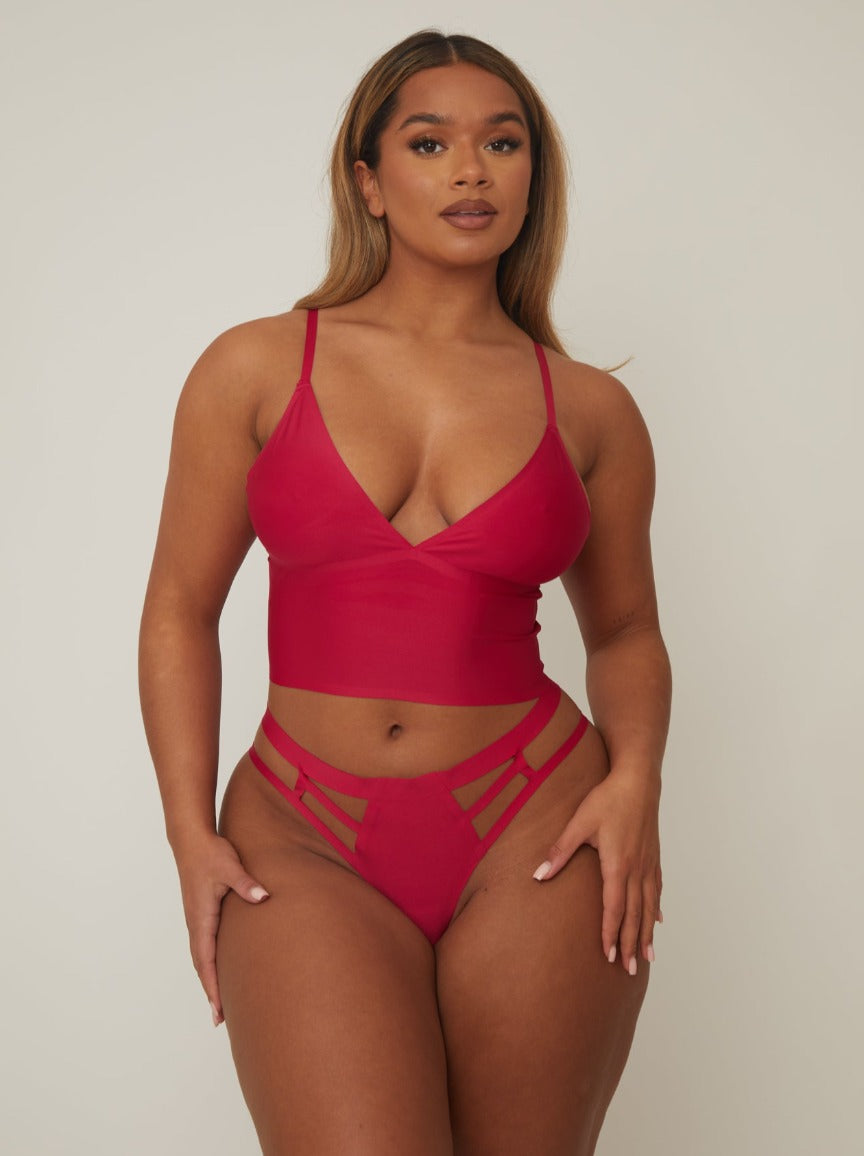 Bralette Bobby : Rosa Cerisa